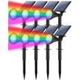 thumbnail image 1 of 8 Luces Solares de Seguridad Tadyreal RGB a Prueba de Agua con Ángulo Ajustable de 180°, 1 of 6