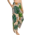 thumbnail image 2 of Fotbe Pineapples Palm Leaves Women's Pajama Pants,Sleepwear Pants,Pj Bottoms Drawstring And Pockets-Large, 2 of 9
