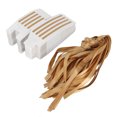 thumbnail image 2 of 50Pcs Mini Gift Boxes 2.2in Squared Gold Stripes Easy Assembly Gift Wrapping Box with Ribbons for Party Wedding Birthday, 2 of 14