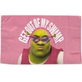 thumbnail image 1 of Tapiz para colgar en la pared con texto en microtela «Get Out Of My Swamp», 150 x 90 cm, 1 of 3