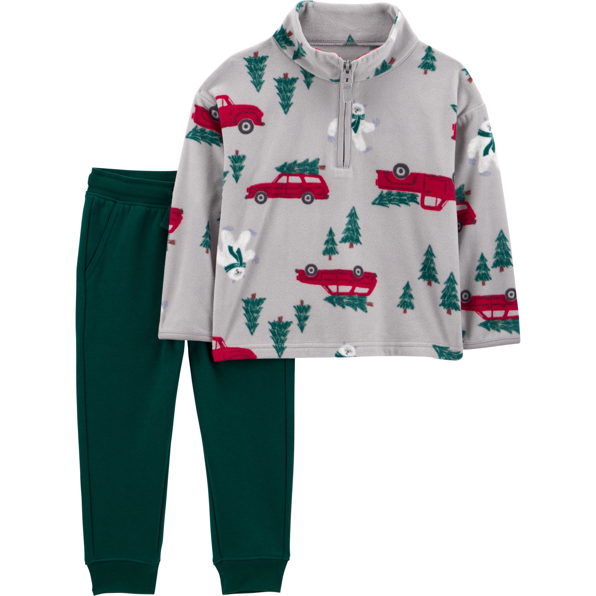 Carter's Child of Mine Baby and Toddler Boy Holiday Outfit Set, 2-Piece, Sizes 12M-5T