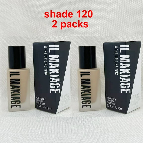 Il Makiages Woke Up Like This Flawless Liquid Foundation Shade120 2packs Makeup Organizers