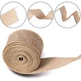 thumbnail image 2 of 3 Rolls Christmas Buffalo Plaid Ribbon Christmas Wrapping Ribbon Wired Edge Burlap Check Ribbon Gingham Christmas Wreath Tree Decor, 2 of 6