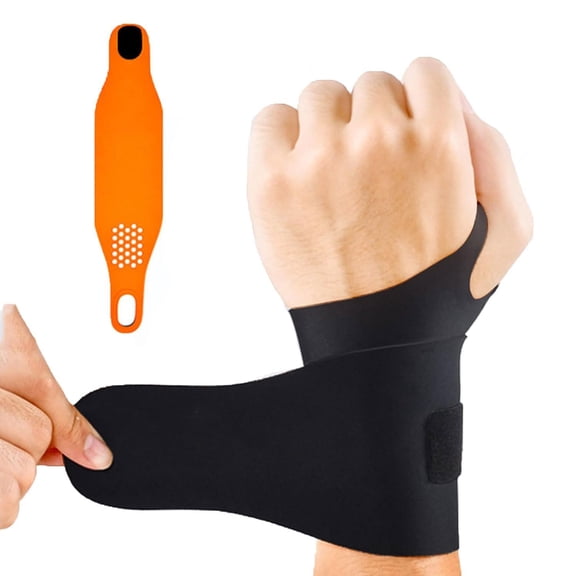Rongsi Wrist Brace,Wrist Support for Carpal Tunnel Pain Relief,Ulnar Brace Ultra-Thin Elastic for Tear,Wrist wraps Repetitive Wrist Use Injury,Fits Both Wrists