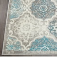 thumbnail image 3 of Home Dynamix Boho Andorra Transitional Damask Area Rug, Grey/Blue, 3'3"x5'2", 3 of 10
