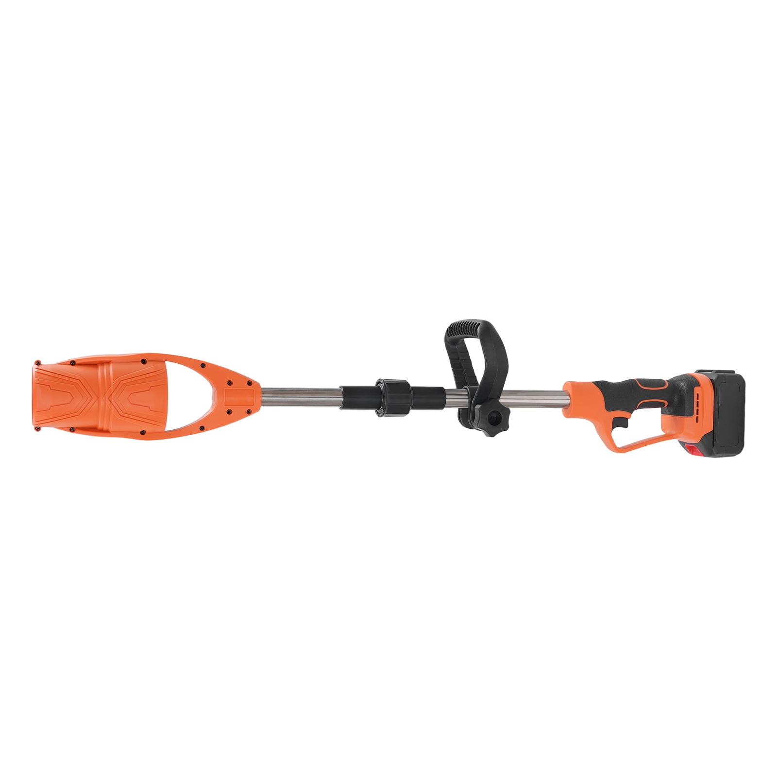 Cordless Lithium Battery Powered Leaf Blower, Electric Leaf Blower for Lawn Care 400W (Orange+Black)