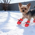 thumbnail image 5 of 4pack Dog Waterproof Boots Non-Slip Outdoor Shoes for Dogs and Puppies Protective PawCoverings for Hiking Running and All-Weather Use, 5 of 9