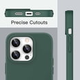 thumbnail image 6 of JETech Silicone Case for iPhone 14 Pro 6.1-Inch, Silky-Soft Touch Full-Body Protective Phone Case, Shockproof Cover with Microfiber Lining (Midnight Green), 6 of 7
