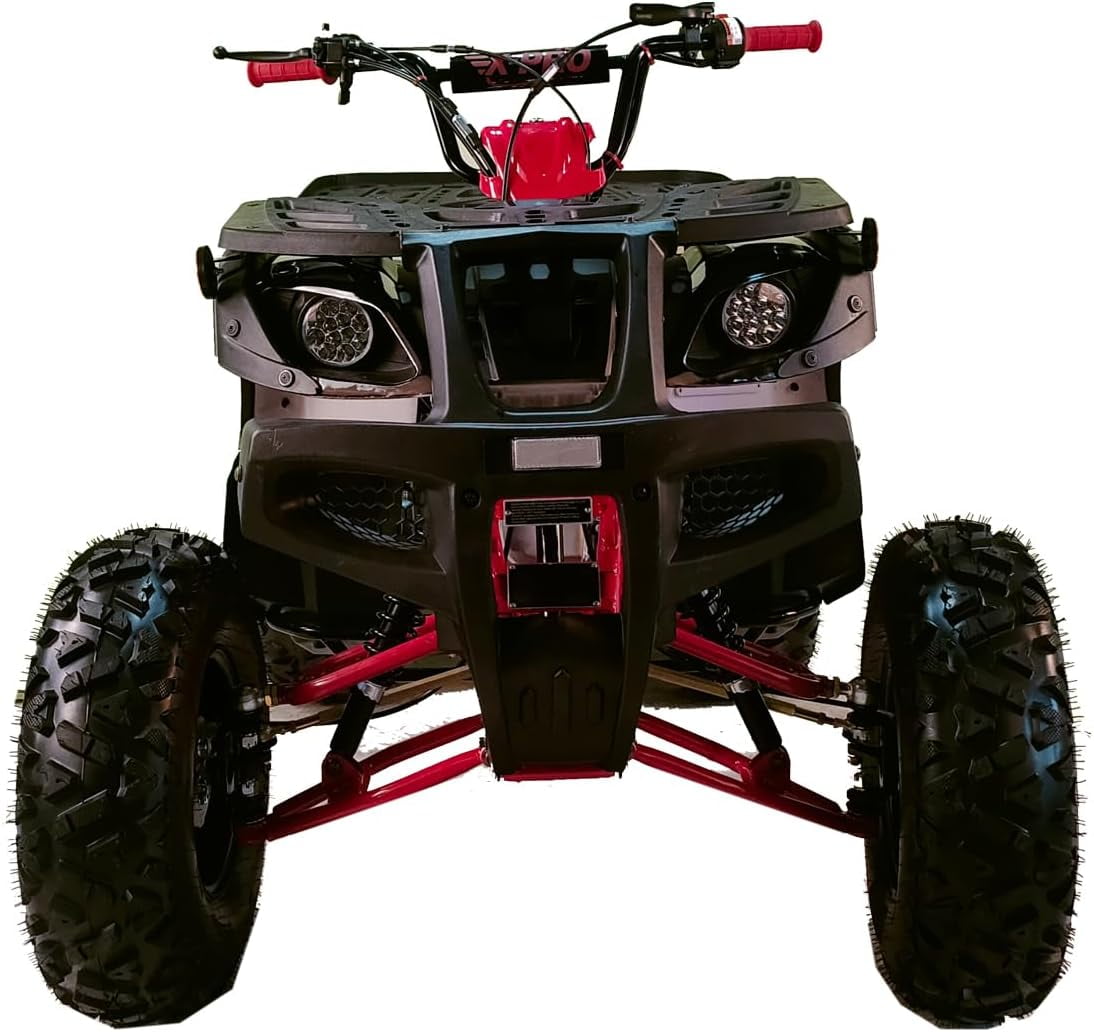 X-Pro 200 ATV Quad Full Size 4 Wheeler Utility Adult ATV, Automatic Transmission Reverse Big Wheel