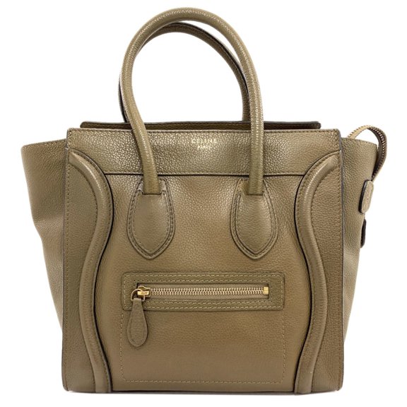 Pre-Owned Celine Luggage Micro Handbag, Calfskin, Women's