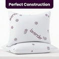 thumbnail image 3 of Beddora Cooling Lavender Memory Foam Pillow Queen Size Pack of 8 - Shredded Gel Bed Pillow for Sleeping, Firm Pillow for Neck, Back Support and Hotel Quality Bed Rest Pillow, 3 of 5