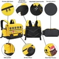 thumbnail image 4 of Mochila Bluboon para niños y niñas, preescolar, dibujos animados en 3D, amarilla, 4 of 9