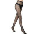 thumbnail image 4 of Lilgiuy Womens High Waist Fishnet Tights Charming Stockings Thigh High Sheer Pantyhose, 4 of 5