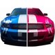 thumbnail image 3 of 2PCS Claw Marks Decal Sticker Waterproof Headlight Decal Vinyl Sticker Decal for Sports Cars(White), 3 of 4