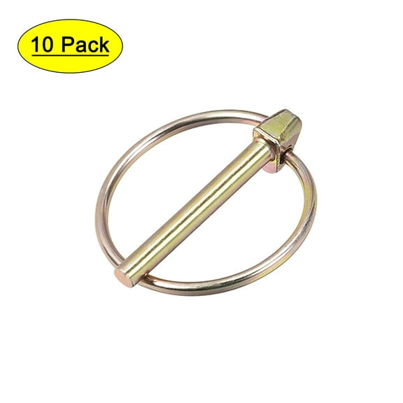 Uxcell Linch Pin with Ring 4.5mm x 38mm Trailer Pins Assortment Kit for Boat Kayak Canoe Trailer Trolley 10Pcs