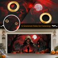 thumbnail image 3 of Cubierta para puerta de garaje BEAUTE ELITE, 7 x 16 pies, Halloween Grim Reaper, 3 of 7