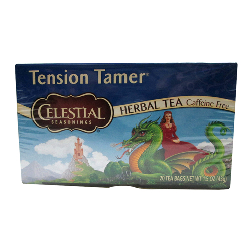 Celestial Seasonings Tension Tamer Natural Herbal Tea 20 Bags, 6 Pack