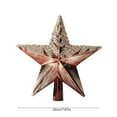 thumbnail image 3 of Neoyler Christmas Tree Topper Star with Warm White Led Lights for Vacation Home Decor Sturdy Shatterproof Design for Easy Installation on Trees Windowsills Fireplaces And Dining Tables 7.9in Brown, 3 of 6