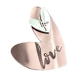thumbnail image 2 of QIPOPIQ Heart Cake Decoration Acrylic Dessert Charm Wedding Decorations, 2 of 6