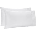 thumbnail image 4 of BRIXTON AVENUE White Solid 1200 Thread Count KING Sheet Set, 4 of 4