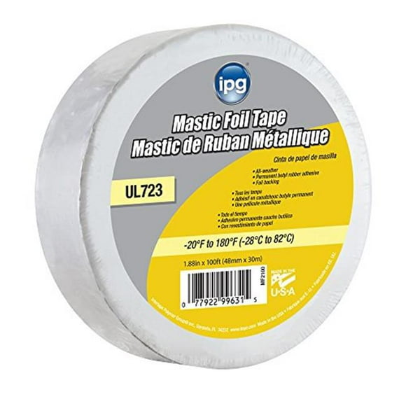 Intertape Polymer MF2100 Butyl Mastic Foil Tape - 1.88 in. x 100 ft.