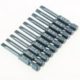 thumbnail image 3 of Oubit Screwdrivers Bit,10pcs 1/4inch Hex Shank Slotted Screwdrivers Bit Slotted Screwdrivers Unparalleled Experience, 3 of 9