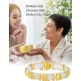 thumbnail image 6 of JKR Jade Bracelet for Women Plated Sterling Silver Jade Fortune Bangle Bracelet Fine Jewelry Birthday Gifts for Mom Grandma Wife, 6 of 8