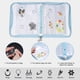 thumbnail image 4 of Uxcell 1 Set de Organizador de Pendientes Transparente de Viaje con Bolsillo para Collar y Soporte de Anillo, Plata, 4 of 7