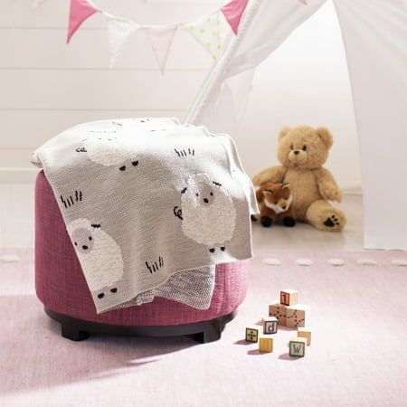 UPC: 0889048687257 | SAFAVIEH Kibbles The Cutie Lamb 32 x 40 Baby Throw Grey