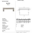 thumbnail image 2 of Alno A420-35-SN Block 3-1/2" Cabinet Pull Satin Nickel, 2 of 2