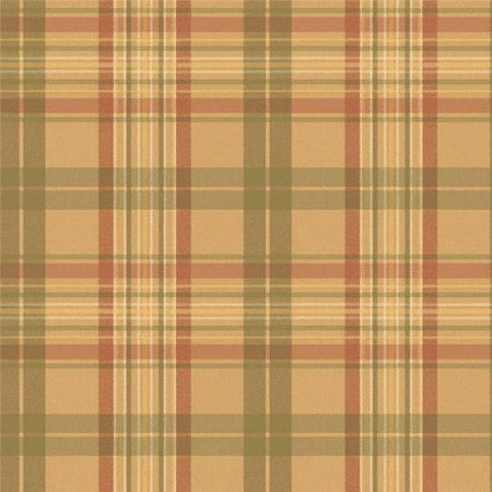 Plaid Wallpaper Border - Chesapeake MG33021 Austin Plaid Wallpaper, Green