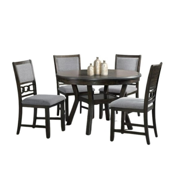 Bowery Hill Standard Height 5PC Dining Set-Table and Four Side Chairs