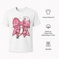thumbnail image 6 of Nurse Bow Stethoscope Graphic T-Shirt, Unisex Classic Fit Tee, 6 of 9