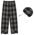 thumbnail image 2 of Xcmzpl Pajamas Bottoms for Men Casual Plaid Pjs Pants Big and Tall Soft Sleepwear Comzy Loungewear Fall Sleep Pants with Pocket, 2 of 5