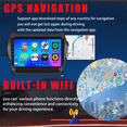 thumbnail image 2 of Car Stereo Radio For Hyundai Santa Fe IX45 2013-2018, 2+32GB 9 Inch Car Radio TouchScreen GPS, Wireless CarPlay & Android Auto, Backup Camera /WiFi/FM/Bluetooth/SWC, 2 of 6