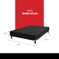 thumbnail image 4 of Set Base de cama Basic Matr. con colchón en caja Atlas Nova + Almohadas Peach, 4 of 7