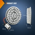 thumbnail image 3 of Nilight LED Turn Signal Rear Brake Running Lights 1157 Double Contacts Plug and Play for Harley Davidson Dyna Sportster Touring Street Glide Road Glide Road King Iron 883, 2 Years Warranty, 3 of 8