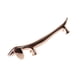 thumbnail image 1 of Soporte para cubiertos de aleación de zinc. Rose Gold Doggy, 1 of 9