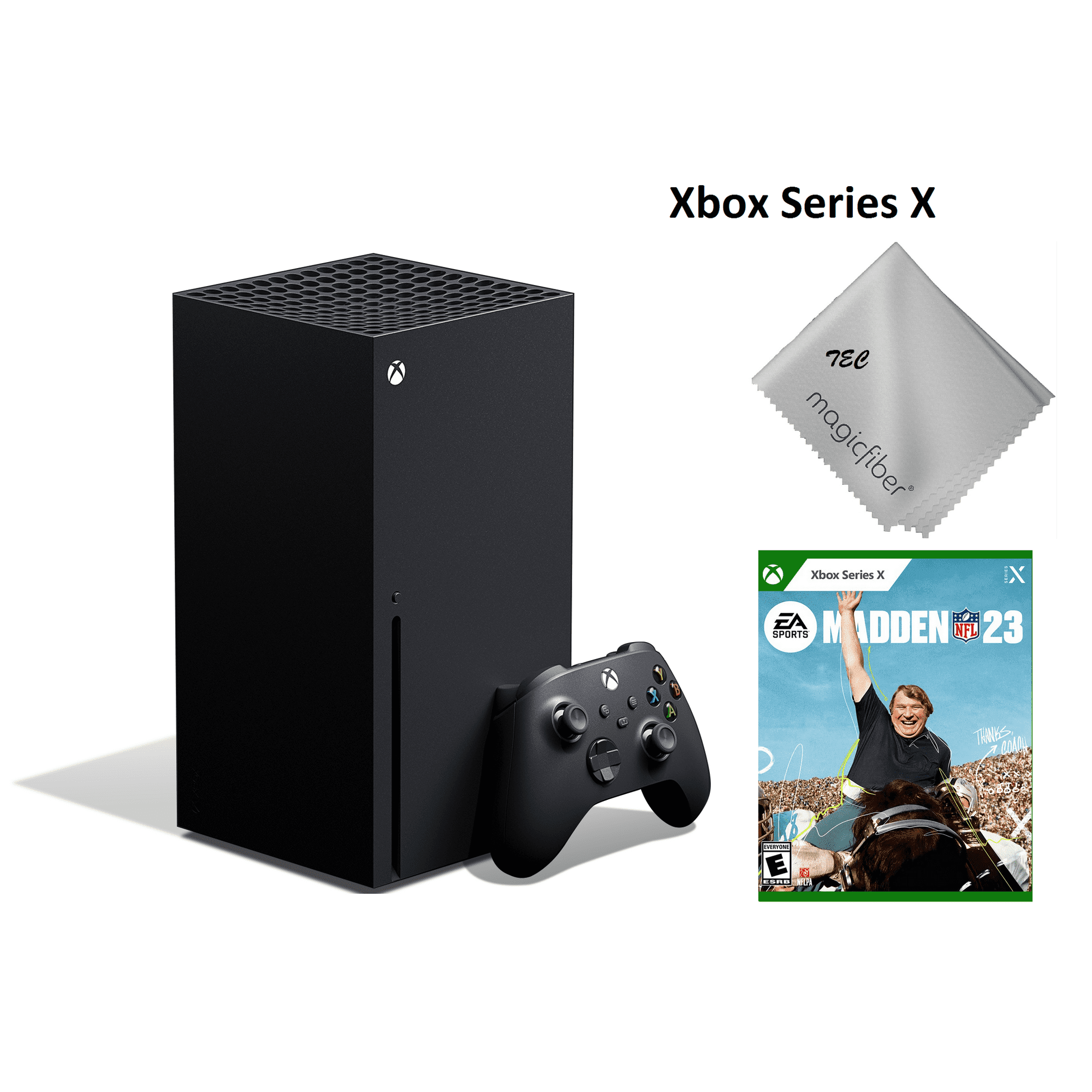 TEC Newest -Microsoft Xbox -Series- -X- Gaming Console - 1TB SSD Black X  Version with Disc Drive