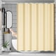 thumbnail image 1 of Cortina de ducha Lksixu de 120 x 180 cm, color sólido, con ganchos, impermeable, de secado rápido, ligera, de plástico, estilo minimalista, ideal para baños y spa., 1 of 8