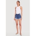 thumbnail image 2 of Women's WAX Distressed Fixed Cuff Denim Shorts, 2 of 4