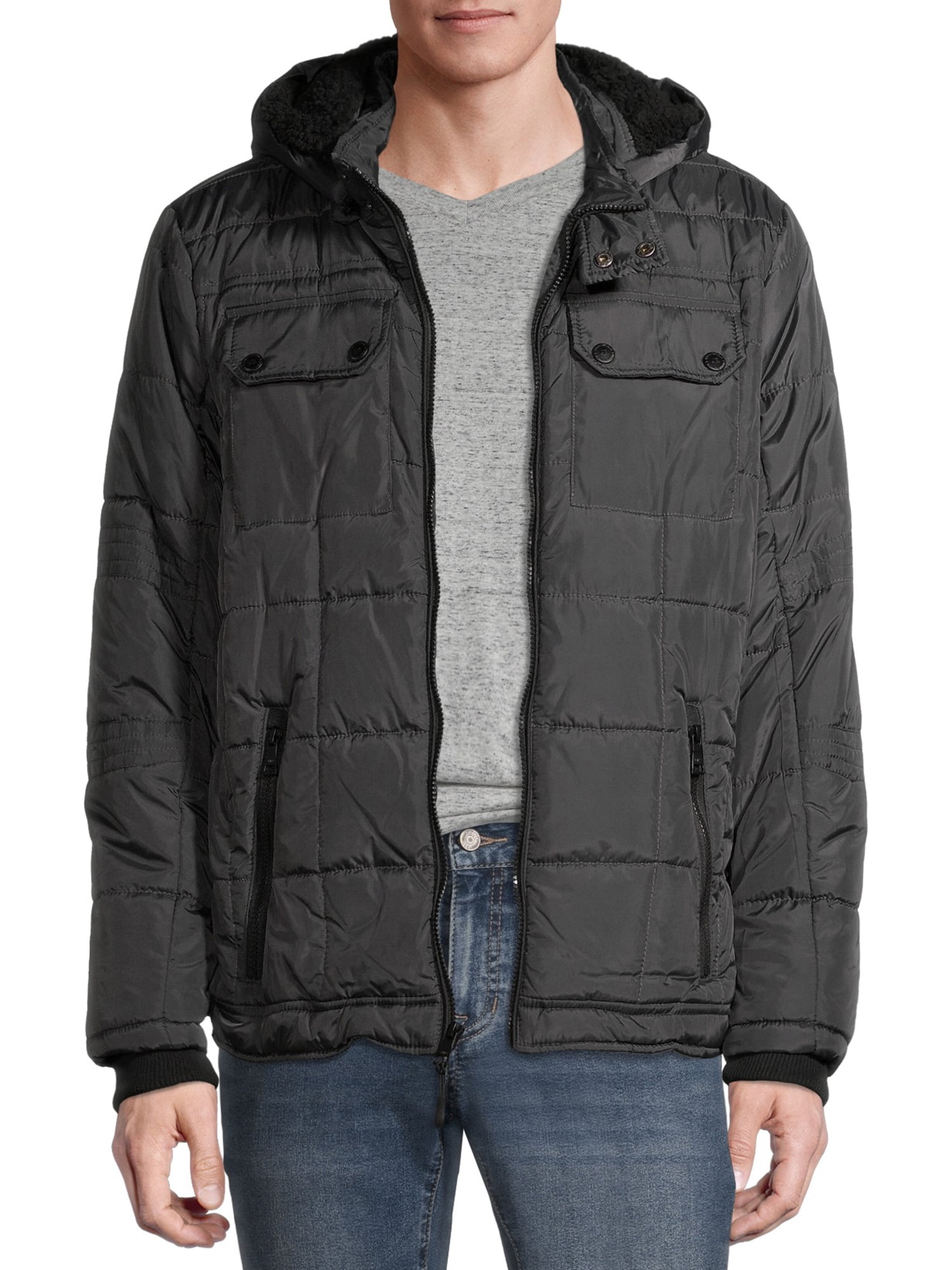 matte puffer jacket mens