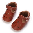 thumbnail image 3 of Infant Baby Girls Boys Sandals Kids Soft Sole Newborn Non-Slip Rubber Sole Dress Shoes 0-18M, 3 of 8
