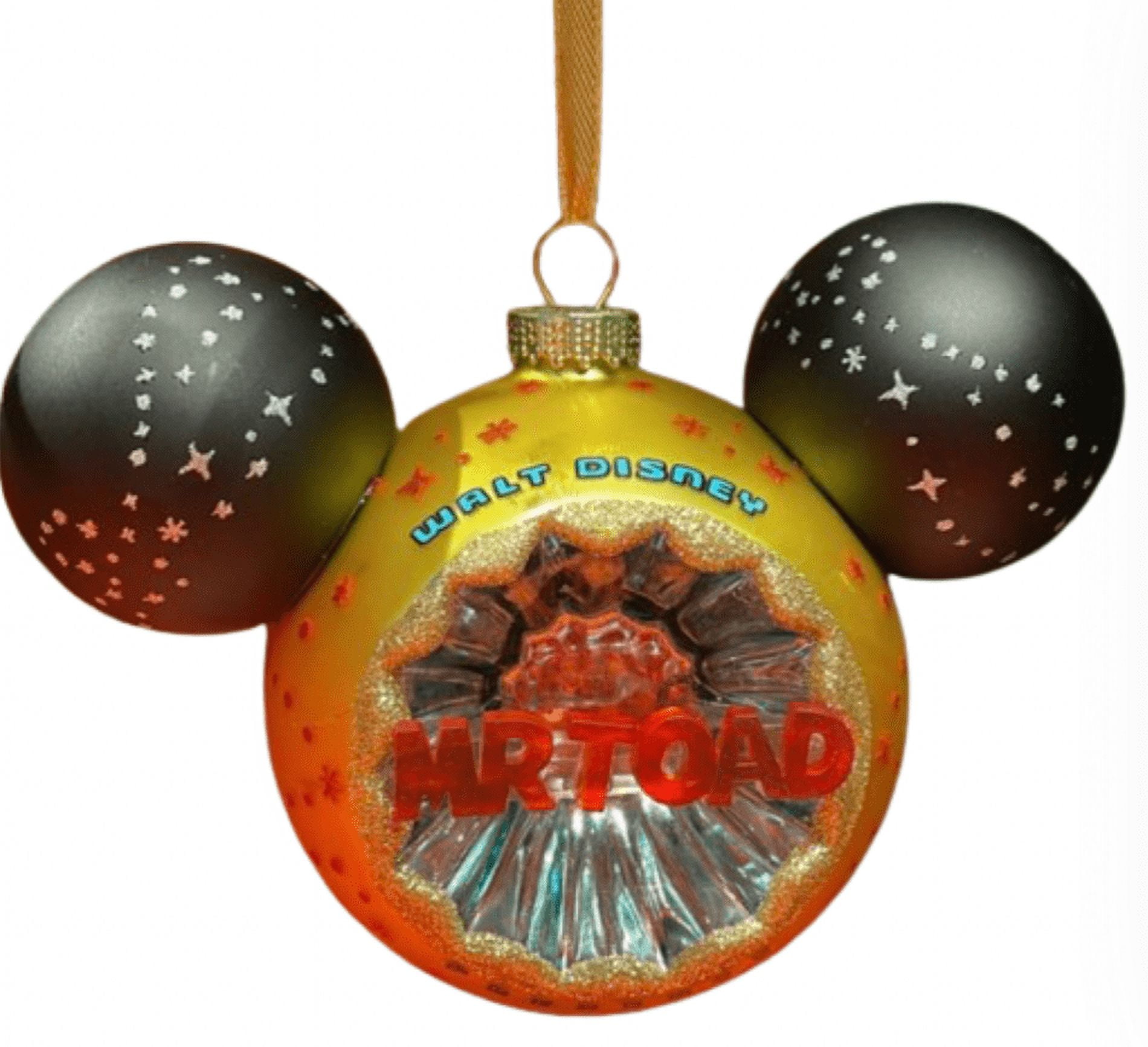Disney Parks Walt Disney Mr Toad Icon Mickey Ears Glass Christmas