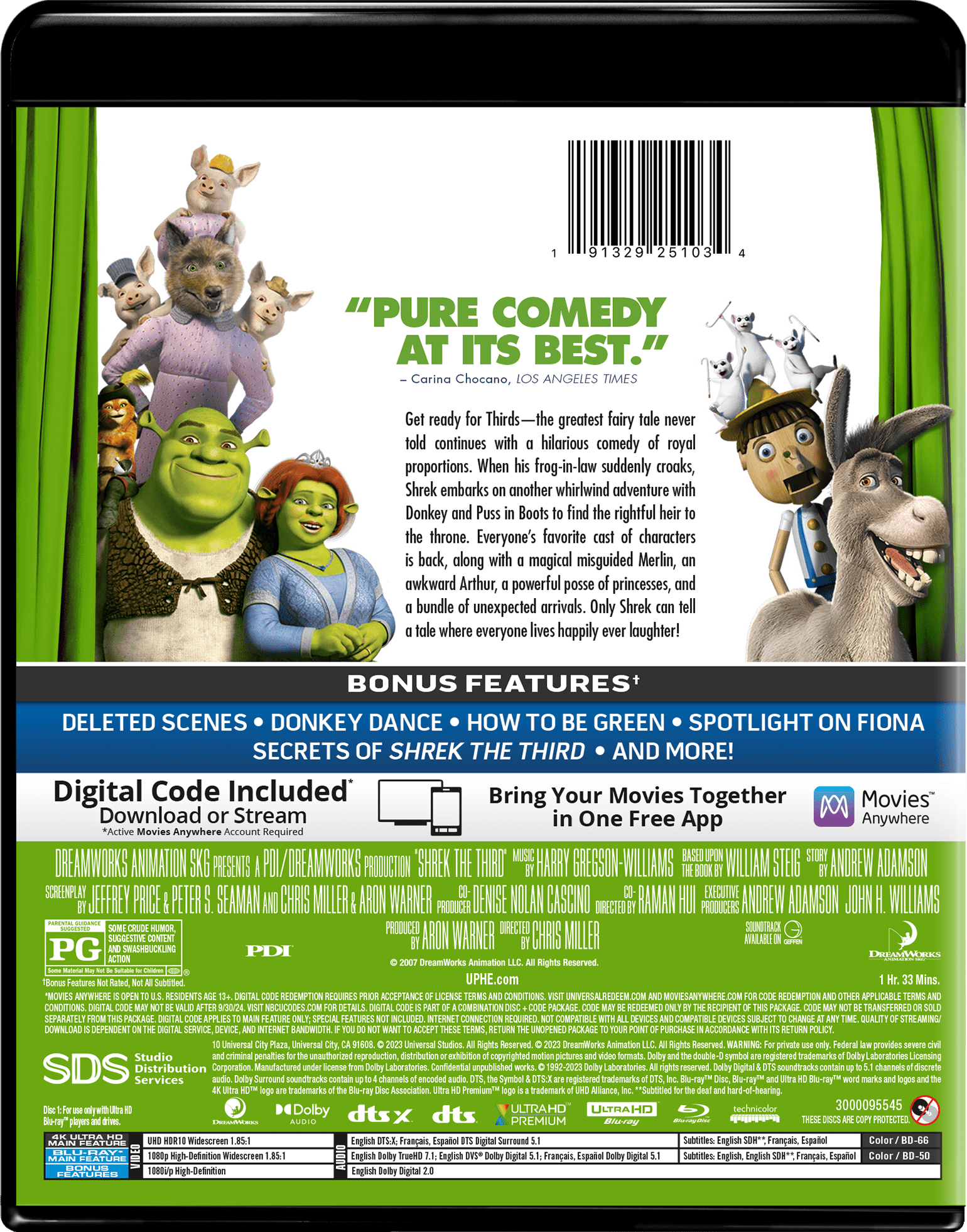 Shrek Quadrilogy Collection (4 Blu-ray)