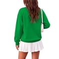 thumbnail image 4 of Womens Oversized Sweatshirts Basic Solid Pullover Tops Fall Winter Long Sleeve Crewneck Clothes, 4 of 5