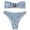 D179/Blue, variant on Afdoent Womens Bikini Sets Womens Stripe Printed Beach New Strapless Split Triangle Bikini Swimsuit Bathing Suit 2026 Summer Beachwear