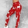 thumbnail image 5 of purcolt Ugly Christmas Leggings for Women No See Through High Waisted Buttery Soft Reindeer Printed Holiday Tights, 5 of 9