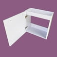 thumbnail image 4 of Renovators Supply Bathroom Vanity w/Sink 17-3/4" Small Bathroom Sink Vanity w/Overflow, Faucet, Sink Drain and Towel Bar, Pack of 2, 4 of 4