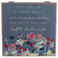 thumbnail image 2 of Love Left Behind Floral Brown 8 x 8 MDF Wood Decorative Keepsake Photo Box, 2 of 3
